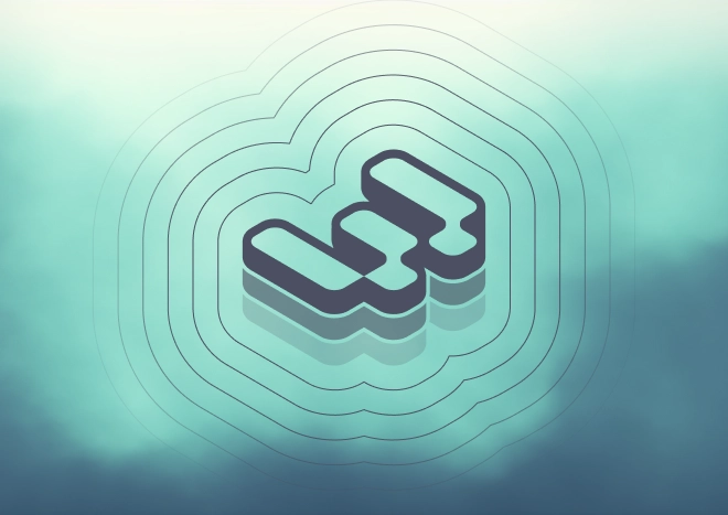 wharf logo stylized